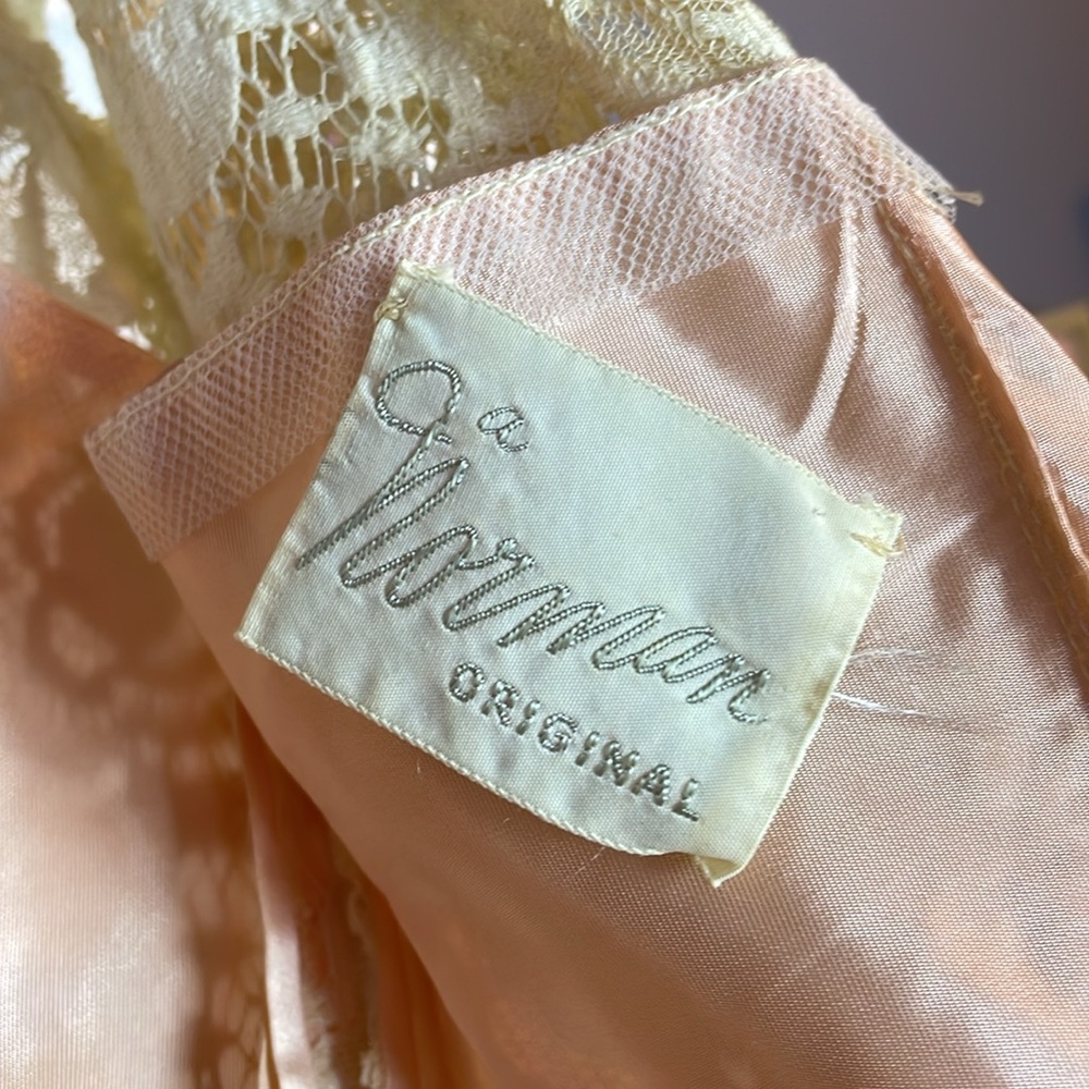 VINTAGE NORMAN ORIGINAL FORMAL DRESS - Picture 11 of 14